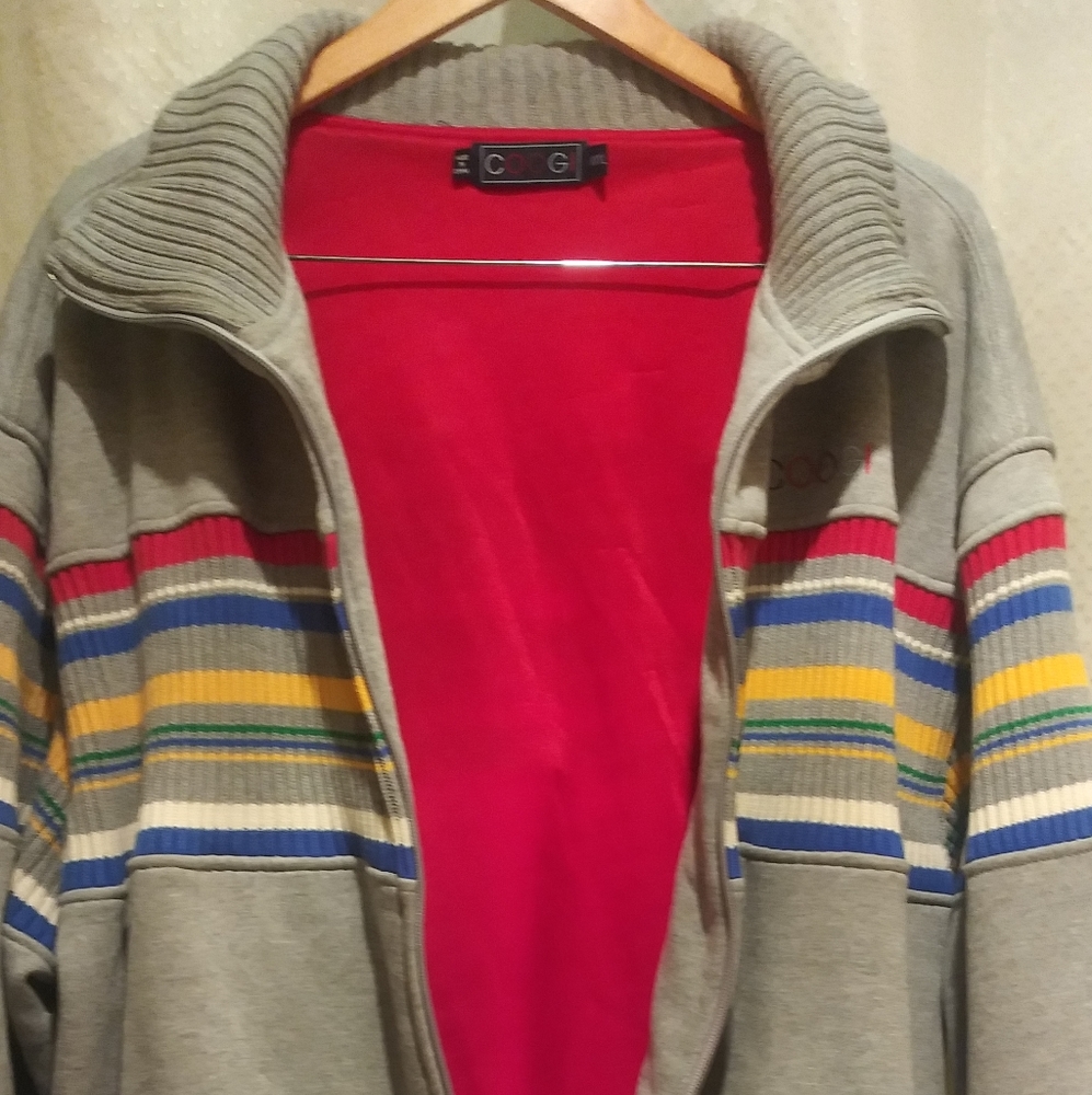 Coogi zip up jacket xxl